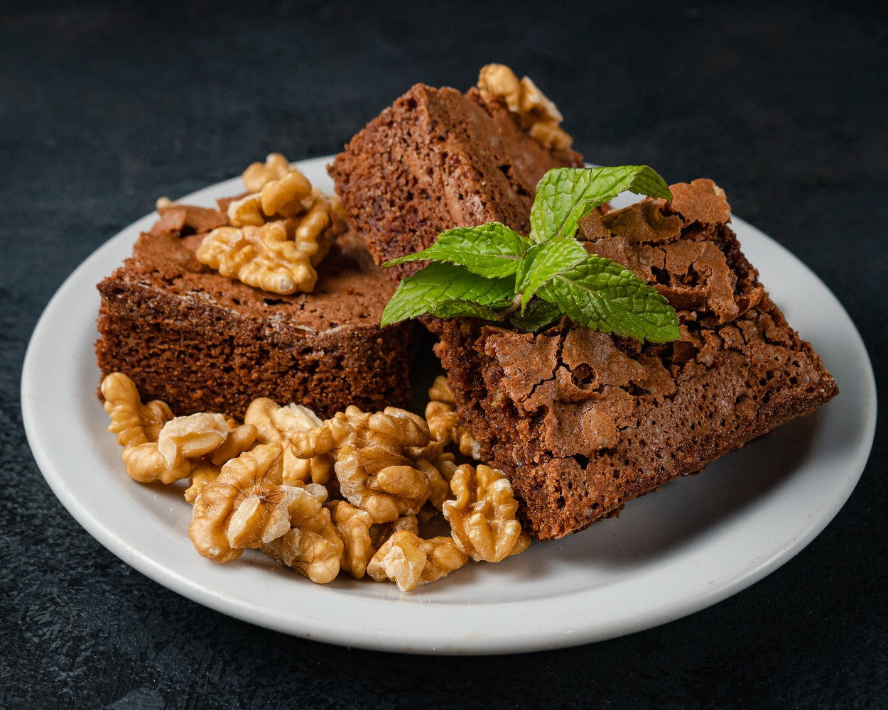 Brownie con chocolate y nueces