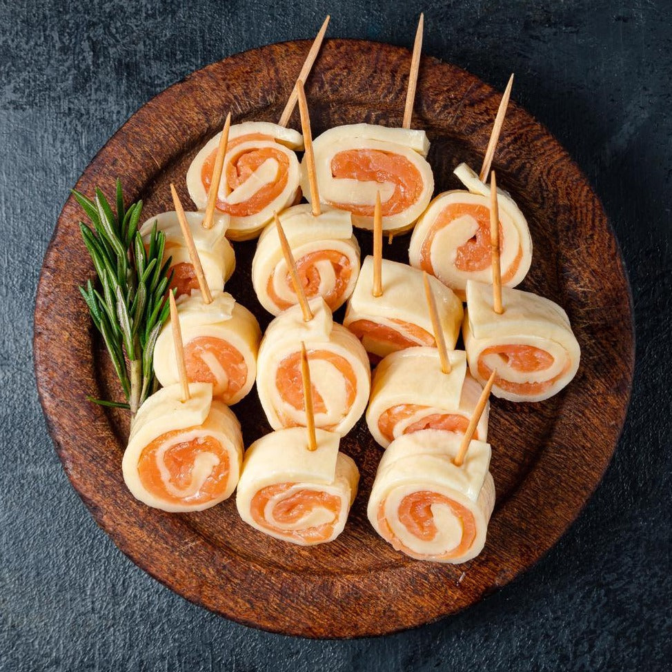 SFOGLIAS CON SALMÓN AHUMADO 150g