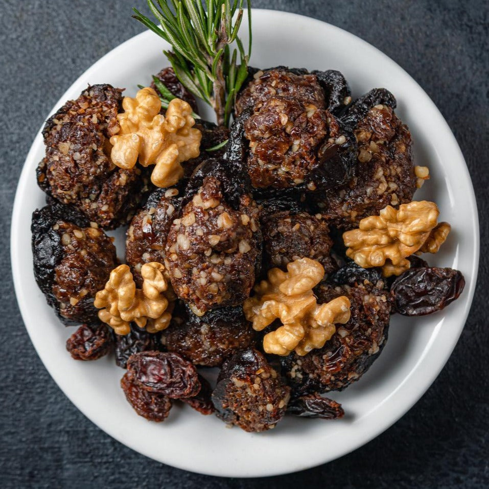 CIRUELAS RELLENAS CON NUECES
