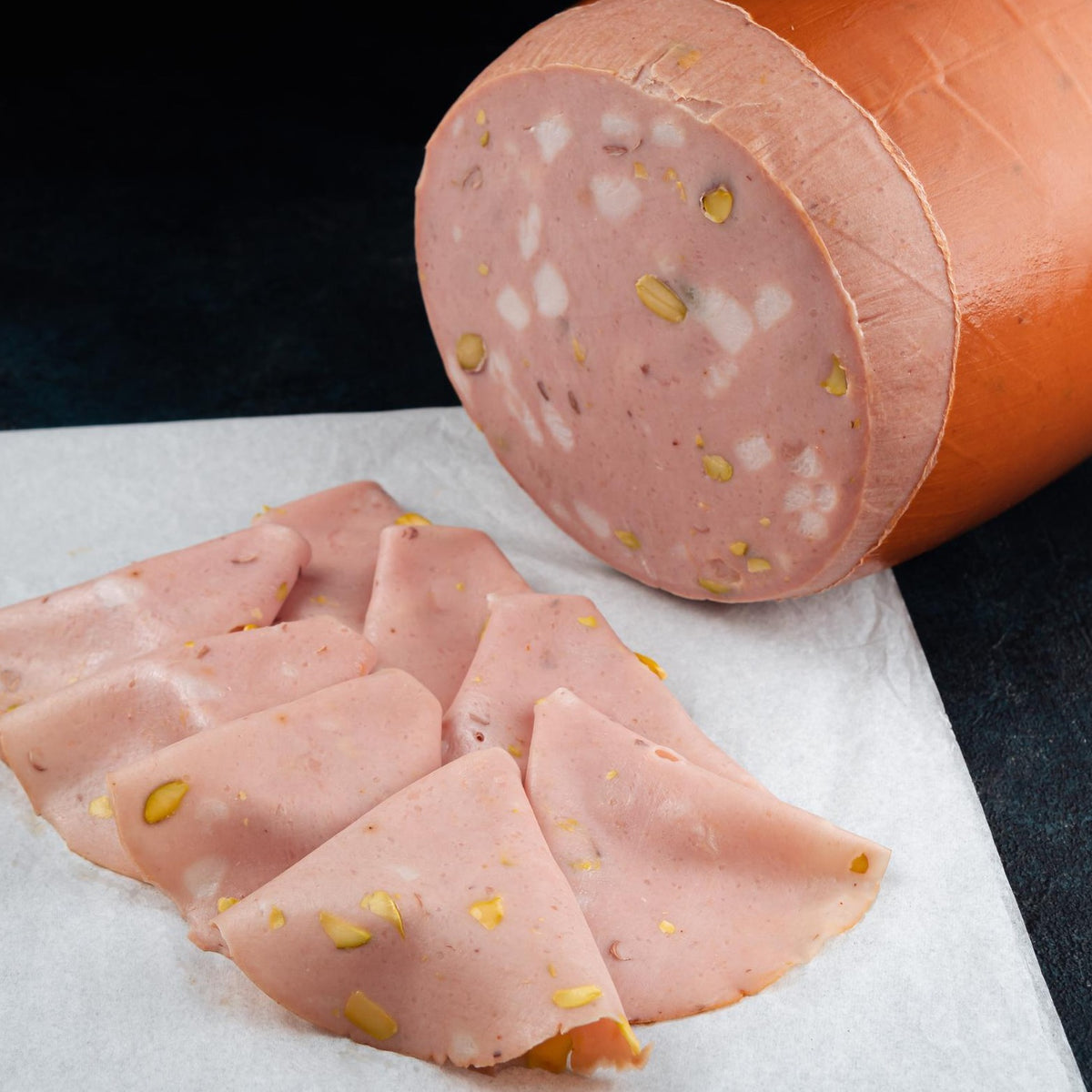 MORTADELA CON PISTACHOS 100g
