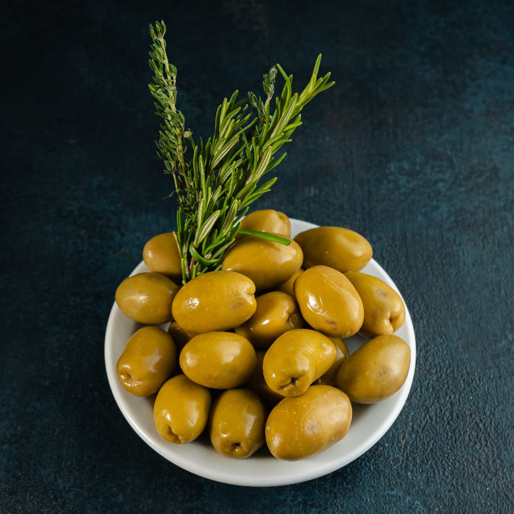 Aceitunas verdes con carozo